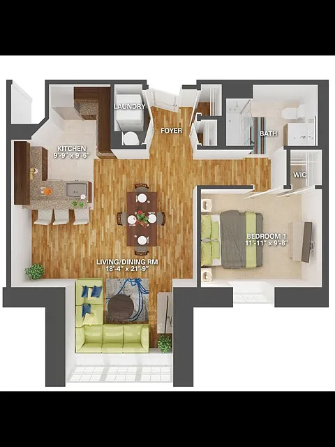 Floor plan Kodiak