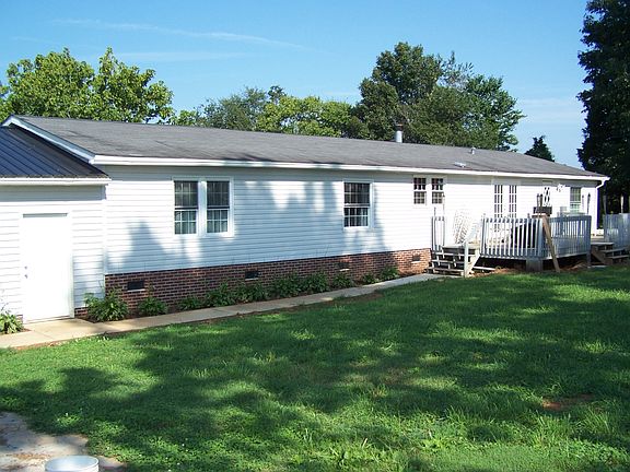 Back deck, concrete walkways