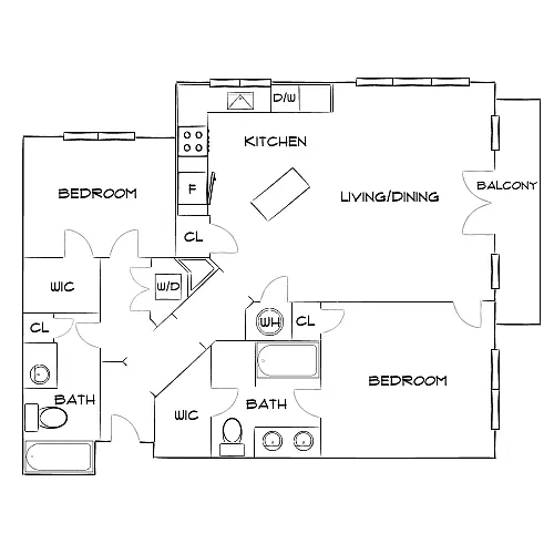 Floor plan Design 2C Premier 2