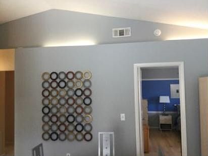 Living Area into the Master Bed