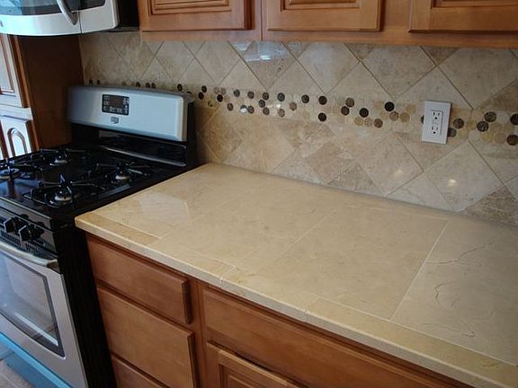 Gorgeous Stone Backsplash