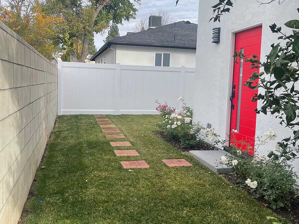 Back house front door entrance
