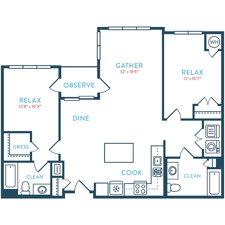 Floor plan 1172 Waypointe B7