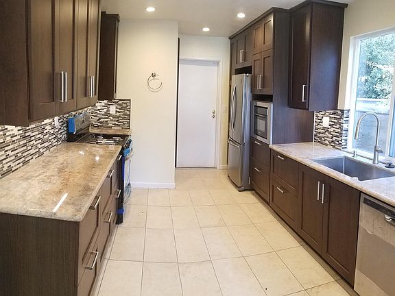 Remodeled kitchen with new appliances