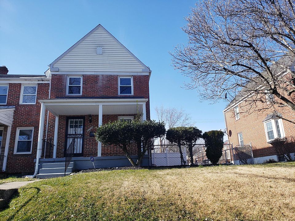 5508 Purdue Ave Baltimore MD 21239 End Unit Home