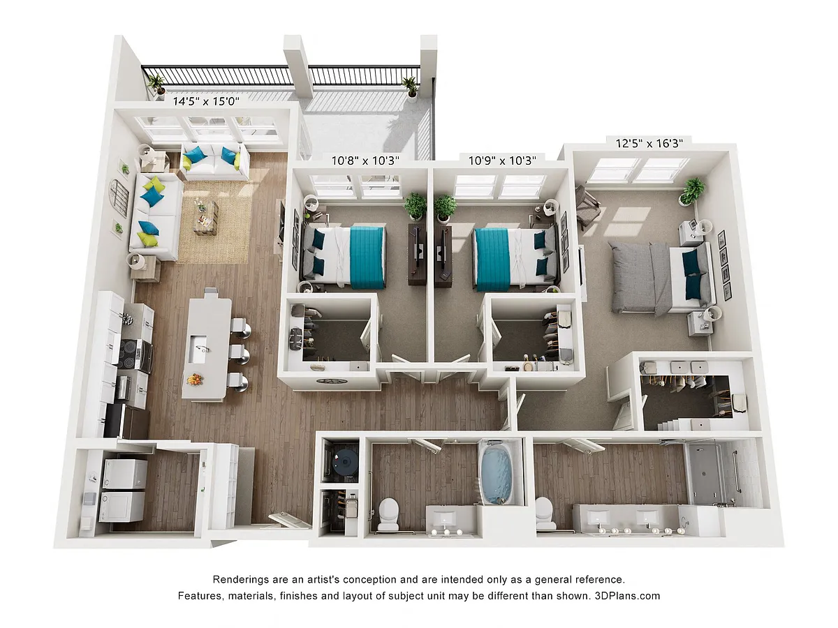 Floor plan The Galveston