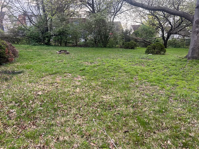 Spacious backyard