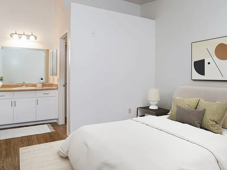 Bedroom with Hard Surface Flooring