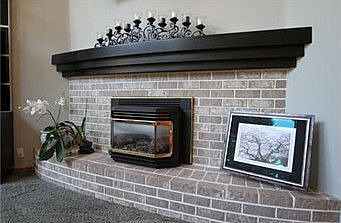 Gas Fireplace in Family RM