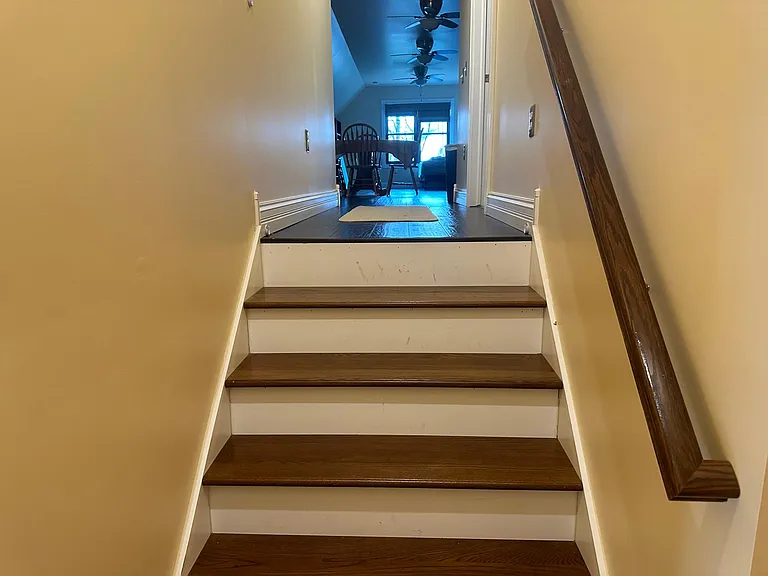Steps up to studio