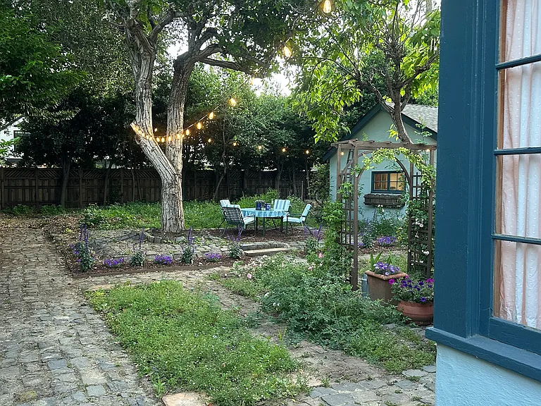 Side yard with space for pets