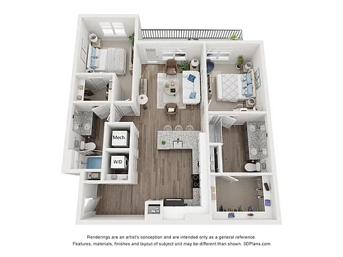 Floor plan B2