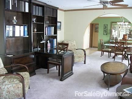 Living/dining rooms from front door