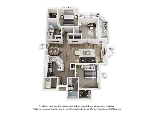 Floor plan Mansell