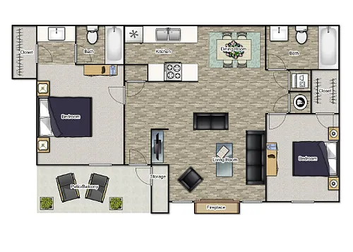 Floor plan Oleander