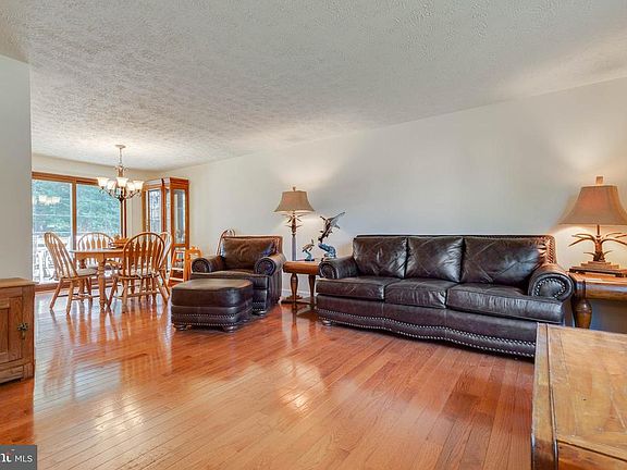 Spacious Family Room with Hardwood Floors