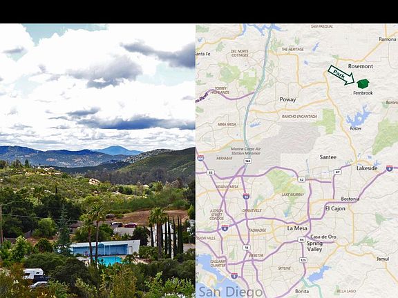 Aerial and location on map