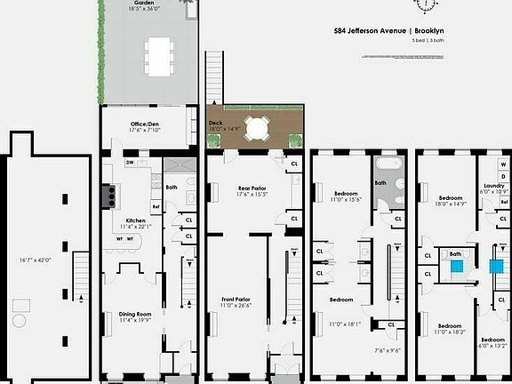 2nd image of 584 Jefferson Ave #1