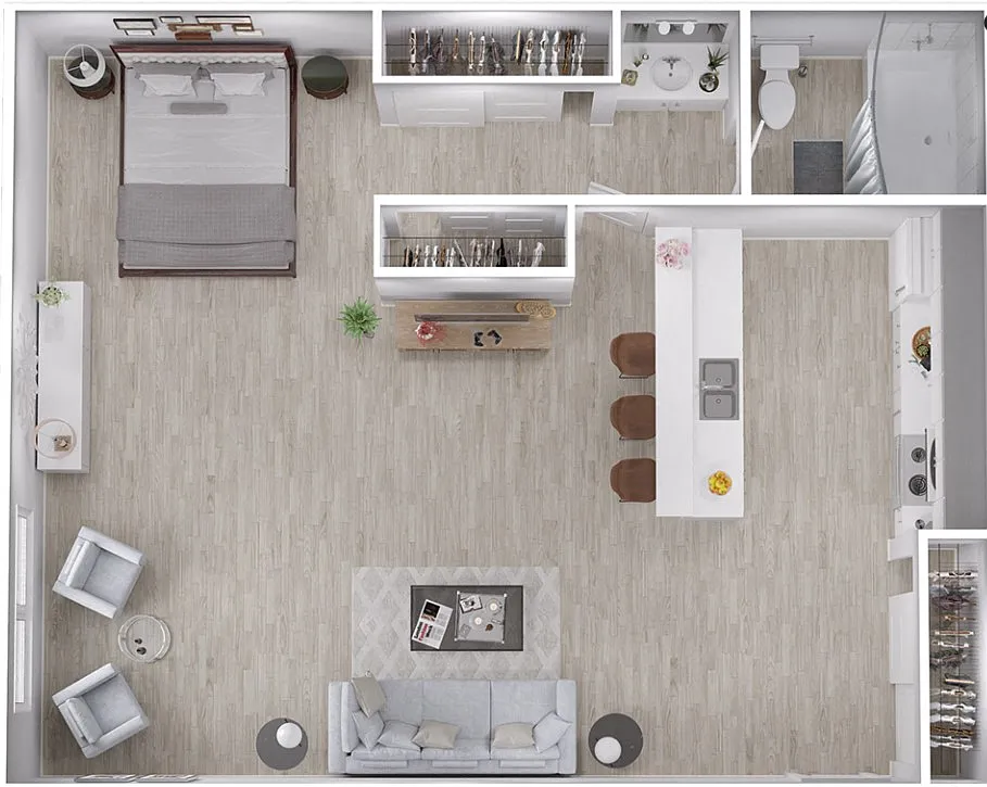 Floor plan 500