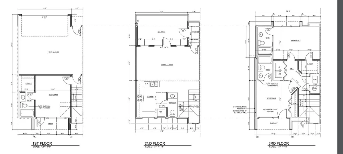 Floor plan Three Bedroom