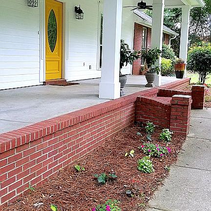 fresh paint and new plants