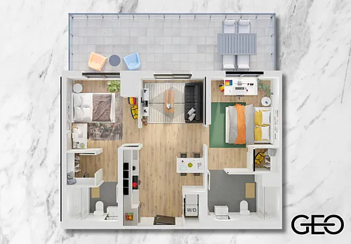 Floor plan Emerald Premium