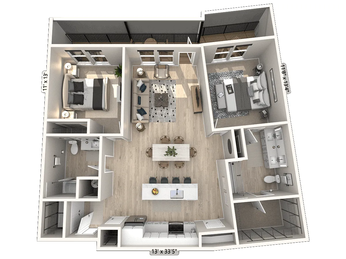Floor plan C22