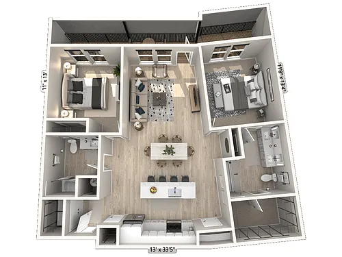 Floor plan C22