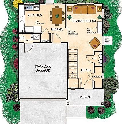 1st Fllor with Half Bath at Closet