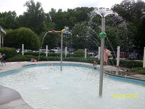 separate swimming pool for babies!