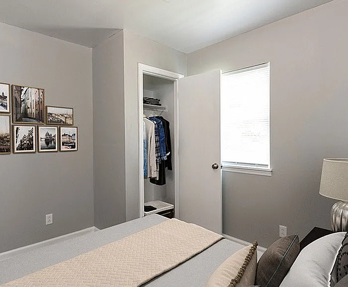 Experience comfort and style in this elegantly designed bedroom retreat.