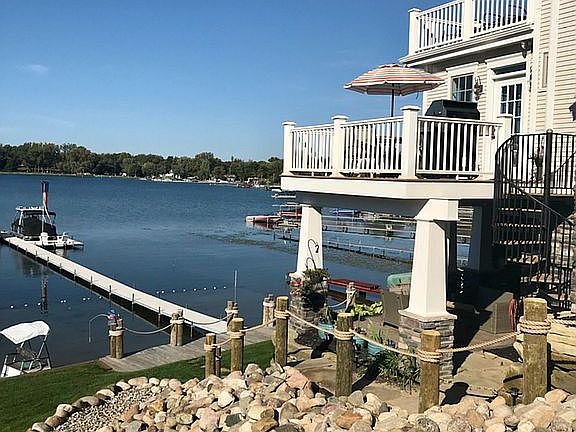 Deck off sunroom