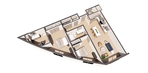 Floor plan Dali Noire
