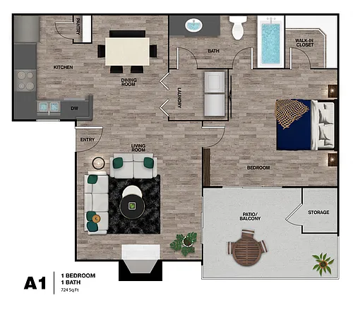 Floor plan A1