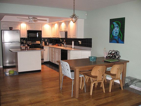 Updated kitchen and dining area