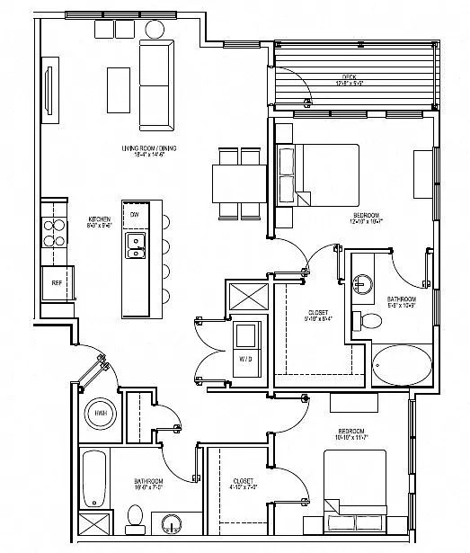 Floor plan B6