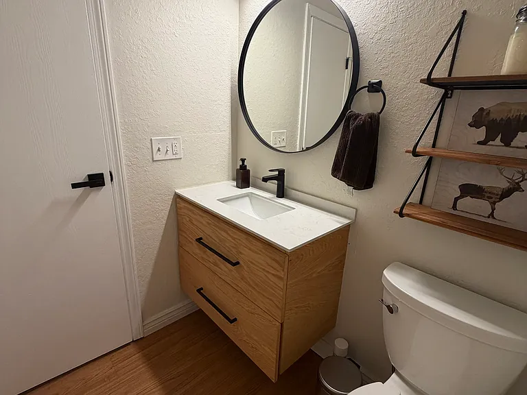 Main Level - half bath