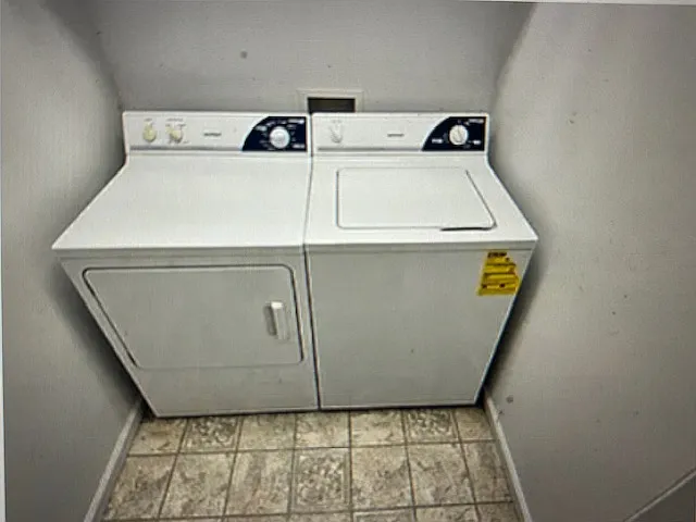 laundry area