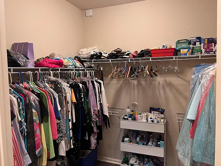 Large walk-in closet