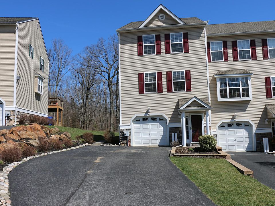 Front of Property with large Driveway