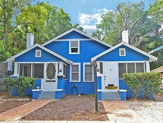 Right side (solid while door) is side for rent
