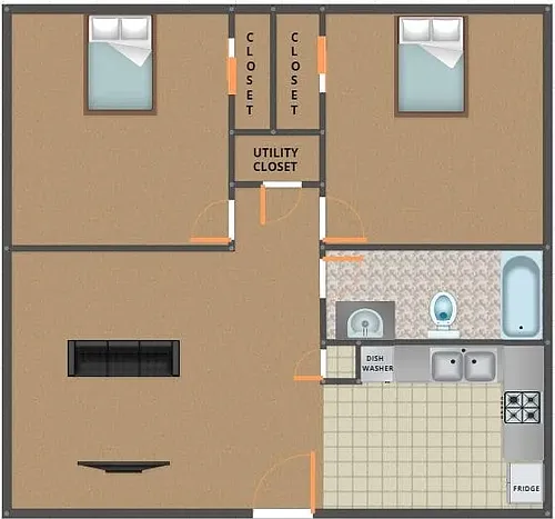 Floor plan 1940 Place