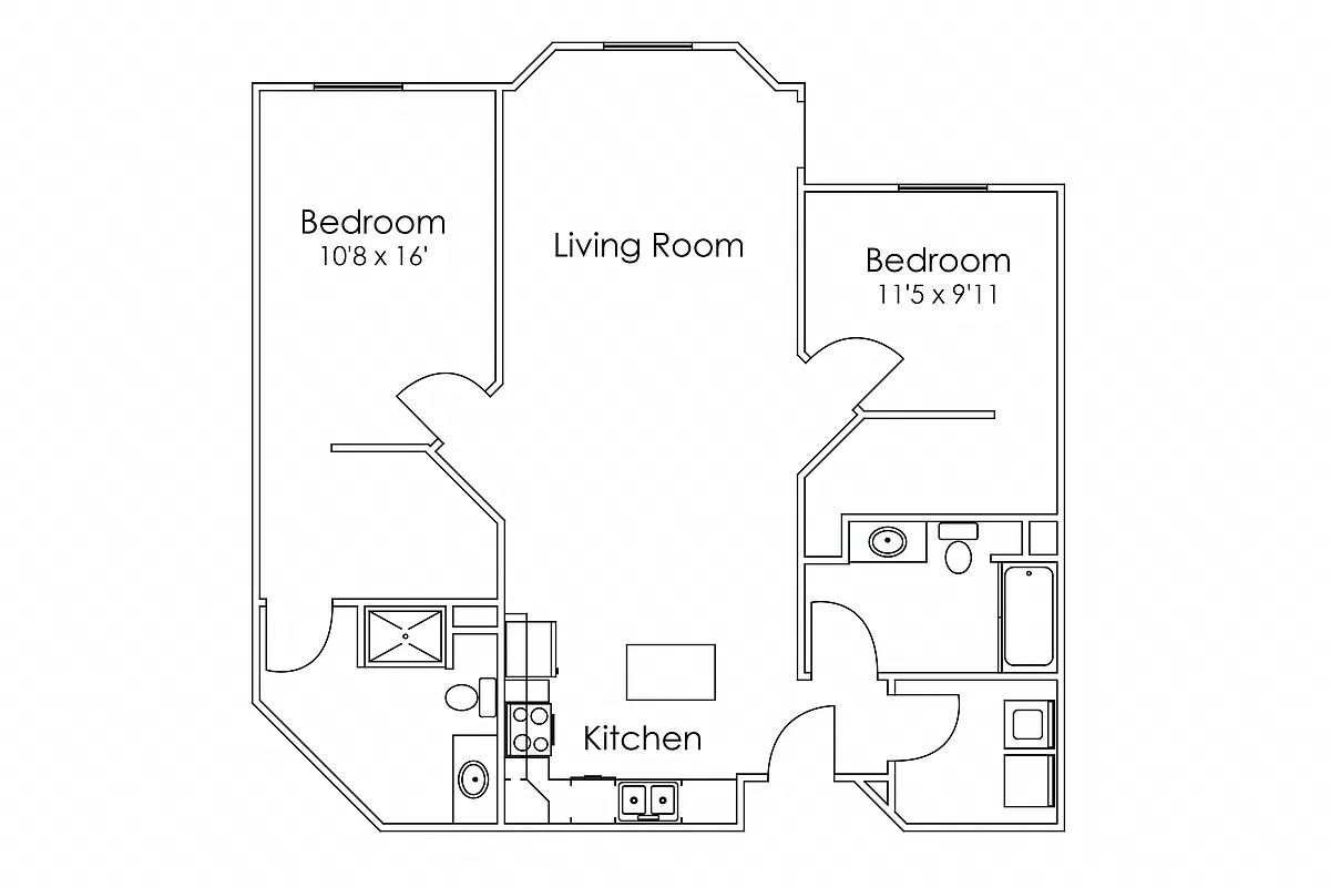 Floor plan B8