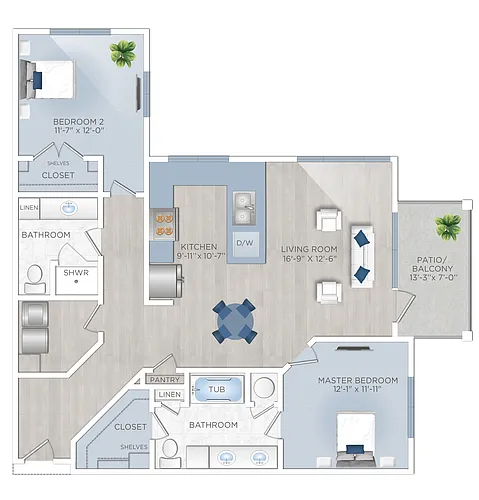 Floor plan B4