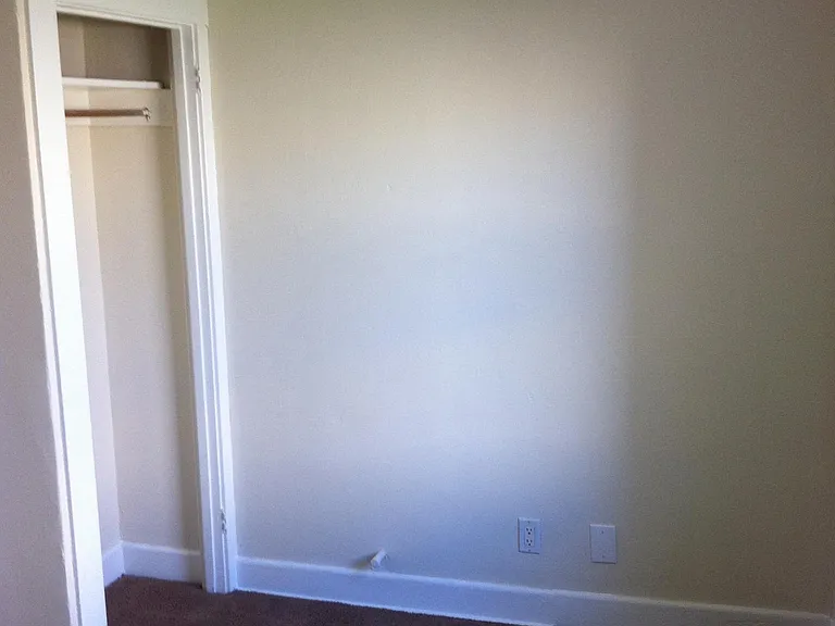 Bedroom and closet