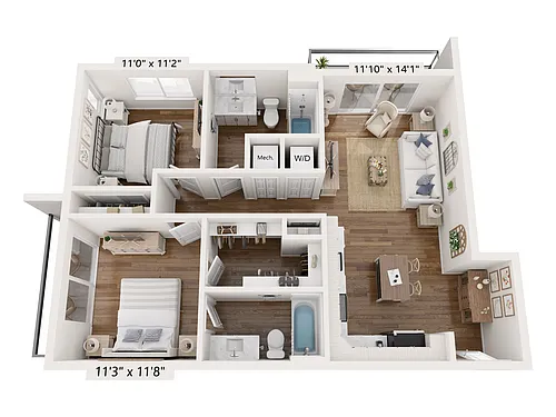 Floor plan B2
