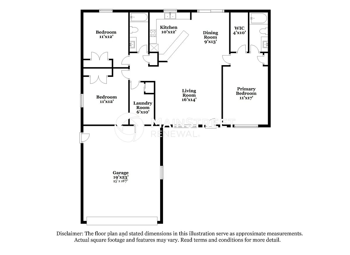 Floor Plan - 4318 9th St W