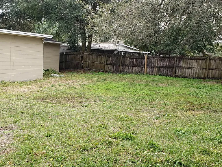 Back yard view
