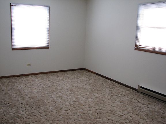 Represents on of the two bedrooms with walki-in closets