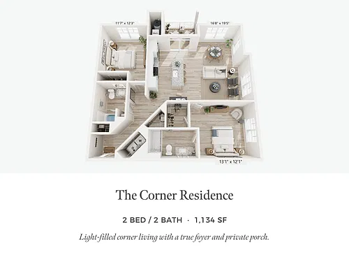Floor plan The Corner Residence